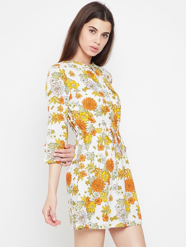 Floral Bang Glam Skater Dress - Image 2