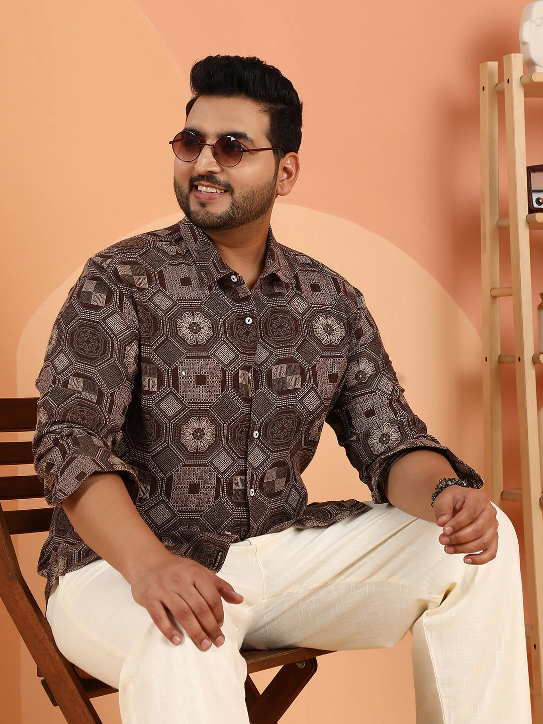 Floral-Kaleidoscopic Shirt - Image 26