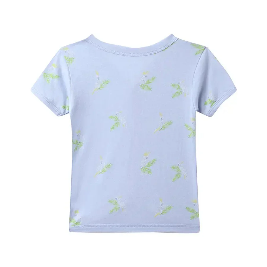Floral Print Baby Girl Front Open Vest (Pack Of 3) - Image 6