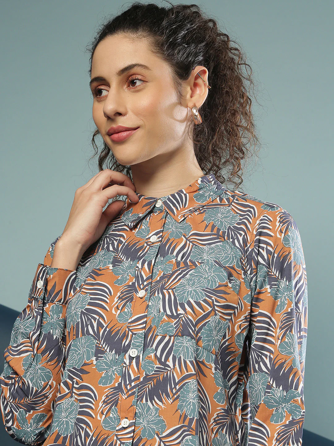 Floral Print Shirt - Image 6