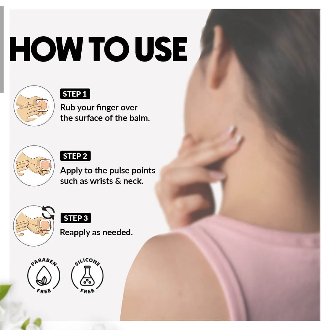 Floral Scent Solid Perfume with Long-Lasting Fragrance SC - Image 3