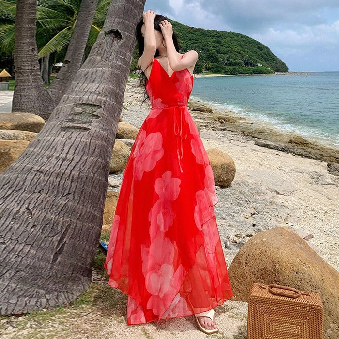 Floral Vacation Dress - Image 5