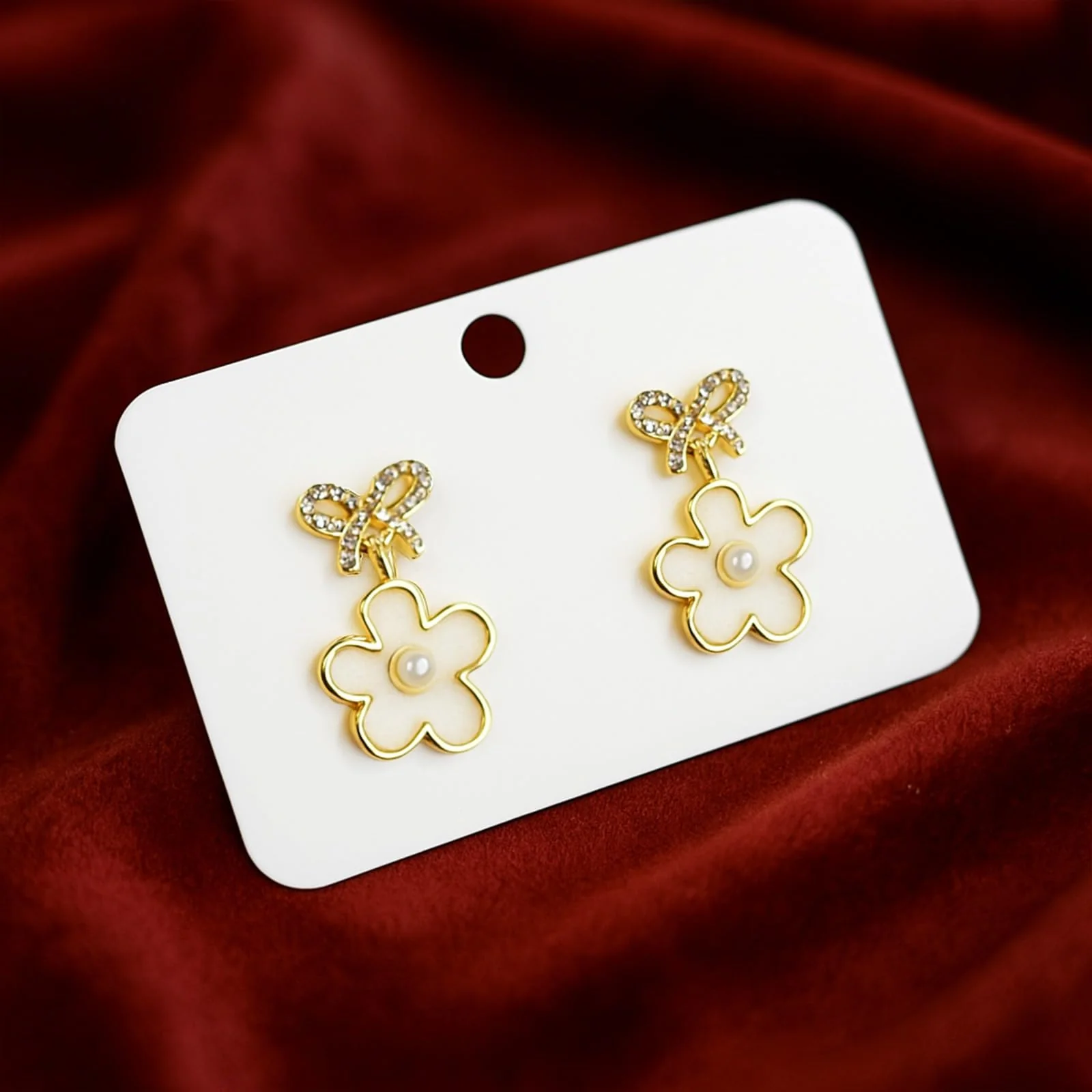 Flower Korean Earring - Image 4