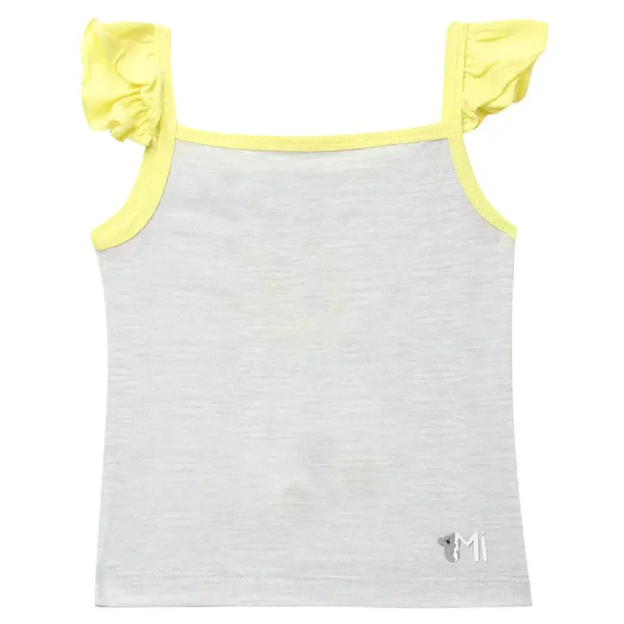Flower Print Baby Girl Tank Top Set (Pack Of 3) - Image 7
