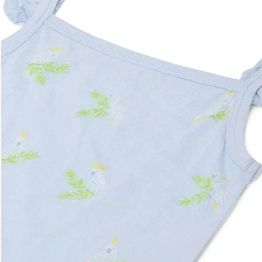 Flower Print Baby Girl Tank Top Set (Pack Of 3) - Image 8