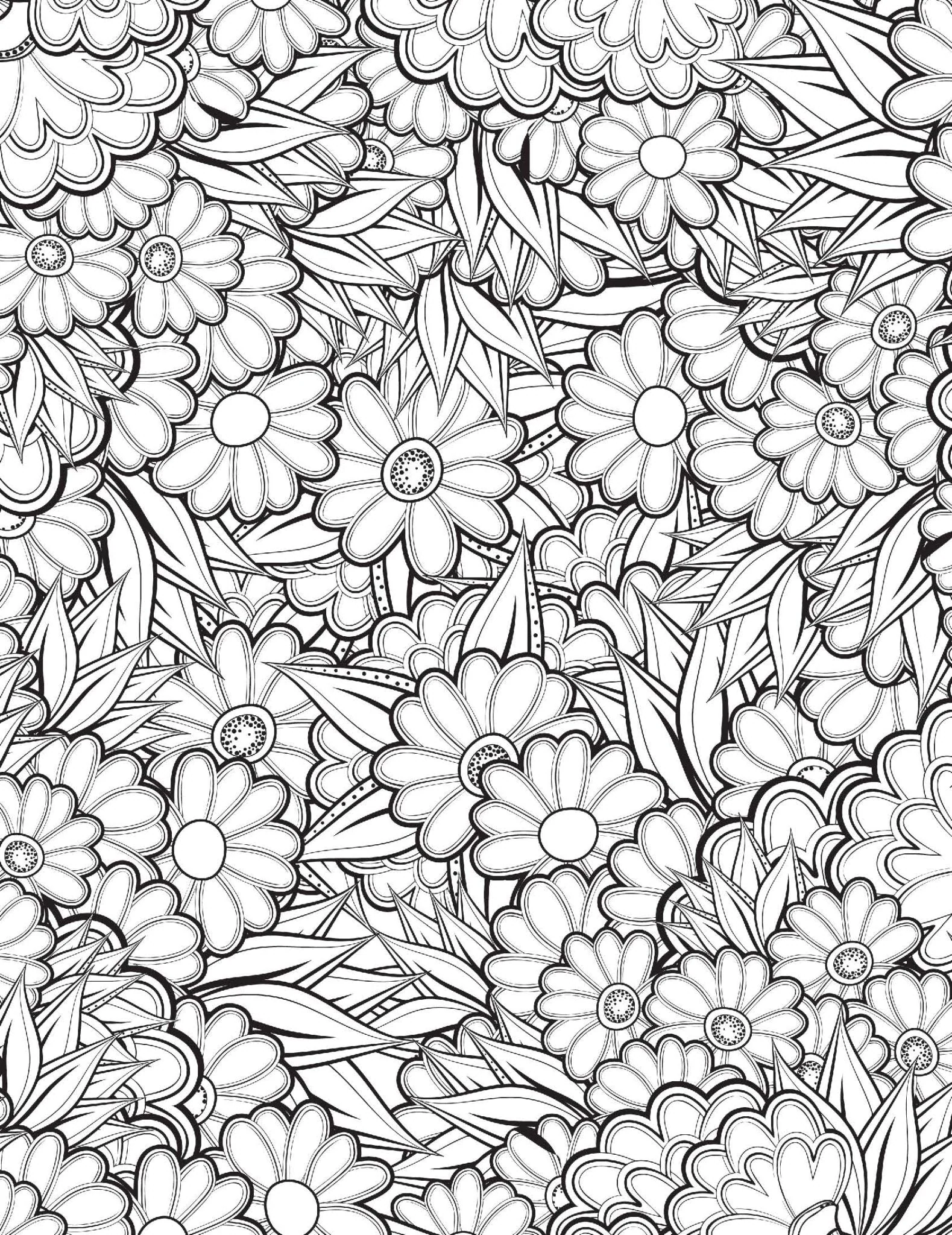 Flowers â Colouring Book for Adults - Image 5