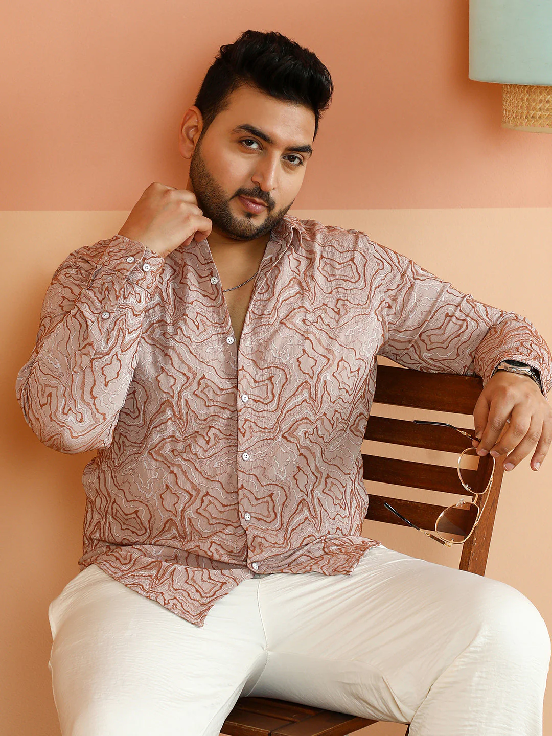 Fluid-Jacquard Shirt - Image 9