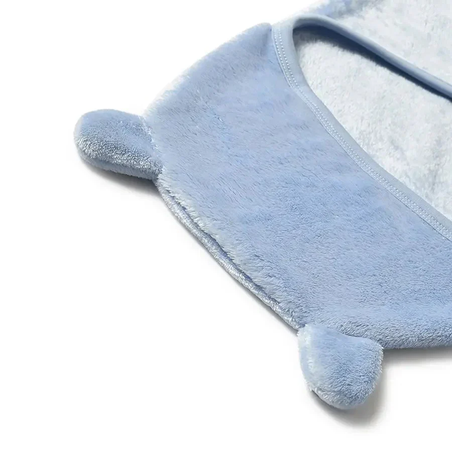 Flurry Knitted Baby Hooded Wrap Blanket - Image 6