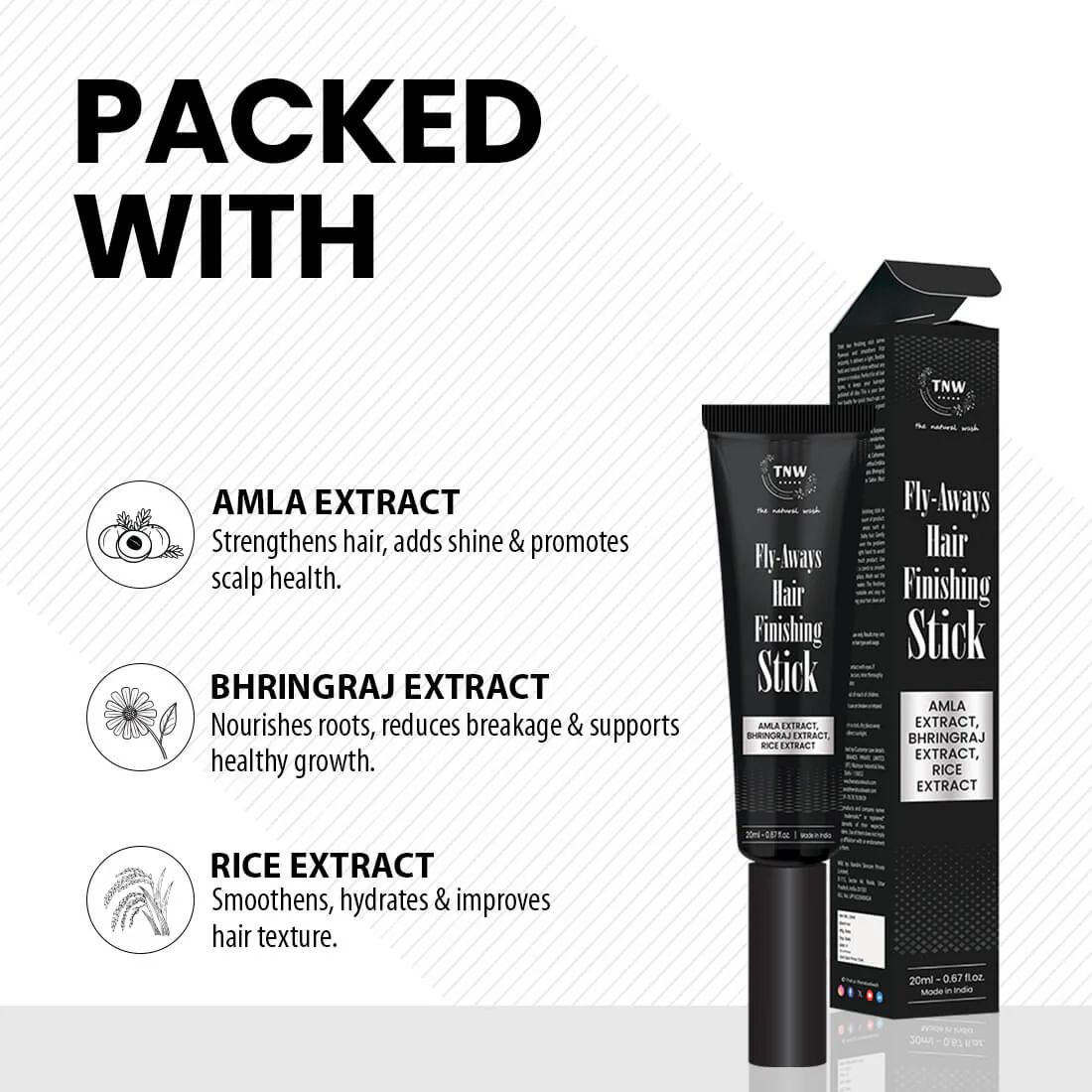 Fly-Aways Hair Finishing Stick | Tames Flyaways & Frizz - Image 4