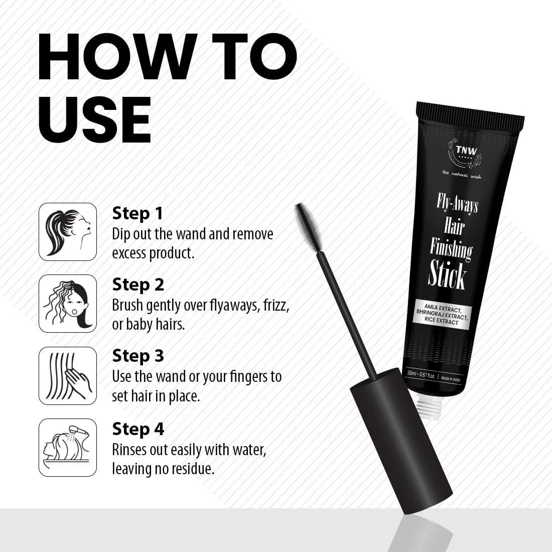 Fly-Aways Hair Finishing Stick | Tames Flyaways & Frizz - Image 5