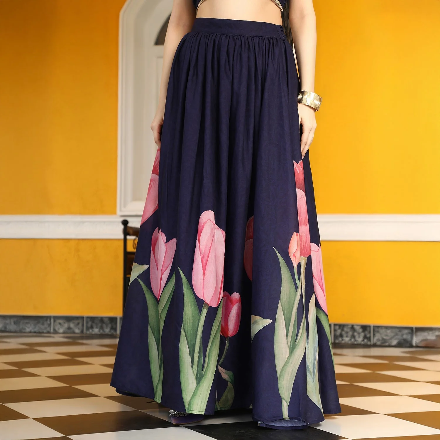 Foliage-Roses Imprint Co-Ord Set - Image 8