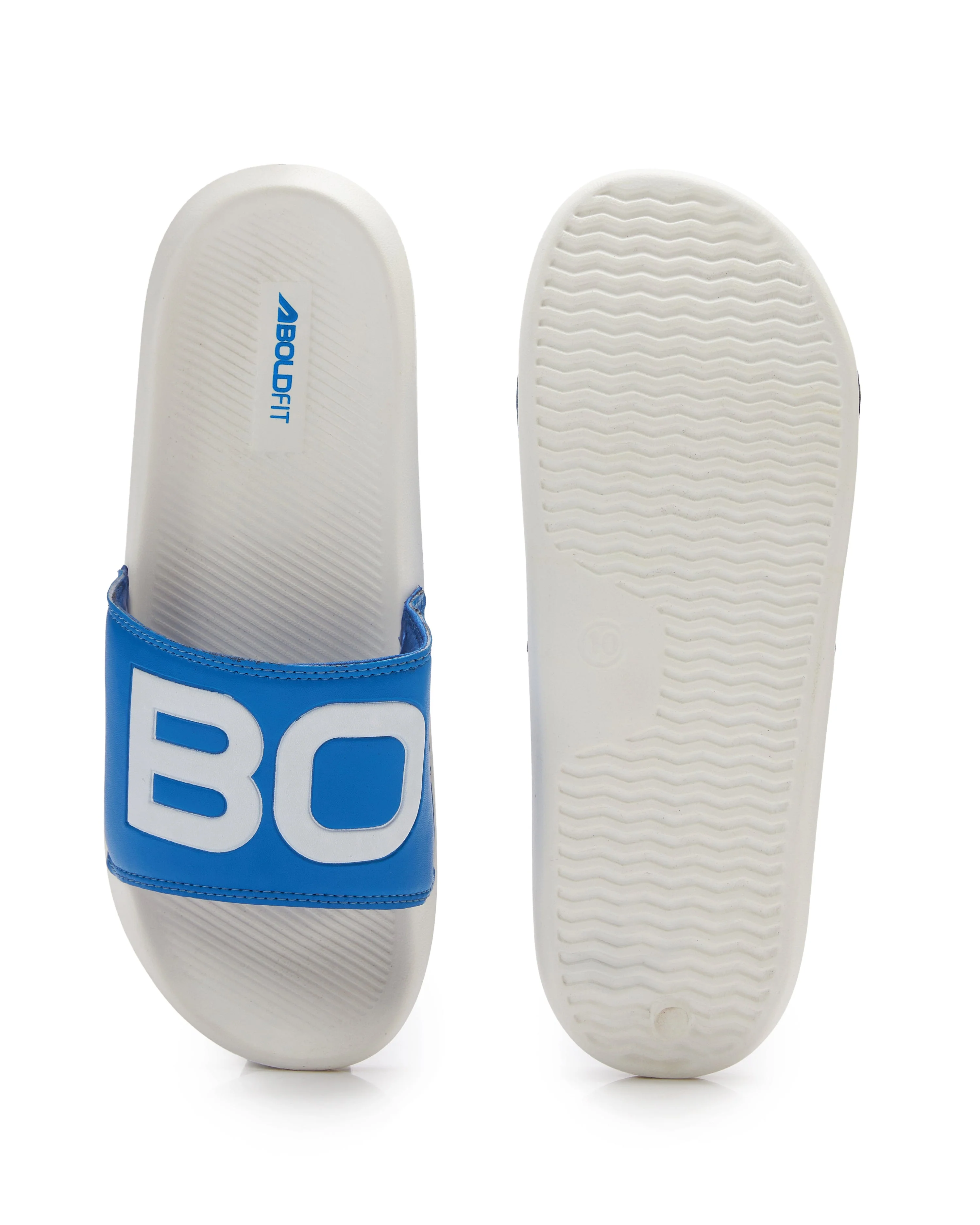 Footwear Men Basic Slidz Pu Slider Blue - Image 4