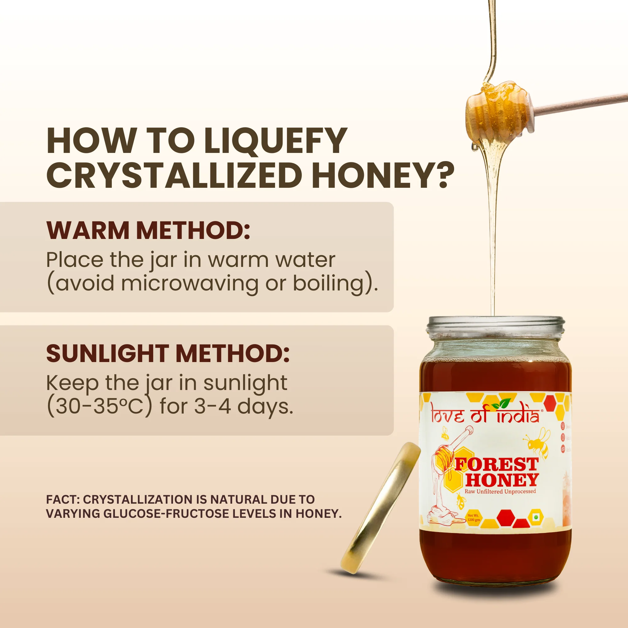 Forest Honey (Raw, Unfiltered, Unprocessed & Non-Pasteurised) 1200GM - Image 9