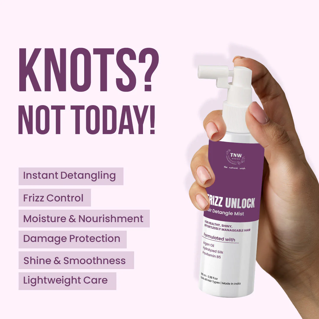 Frizz Unlock Detangle Spray | Instant Detangling & Frizz Control - Image 4