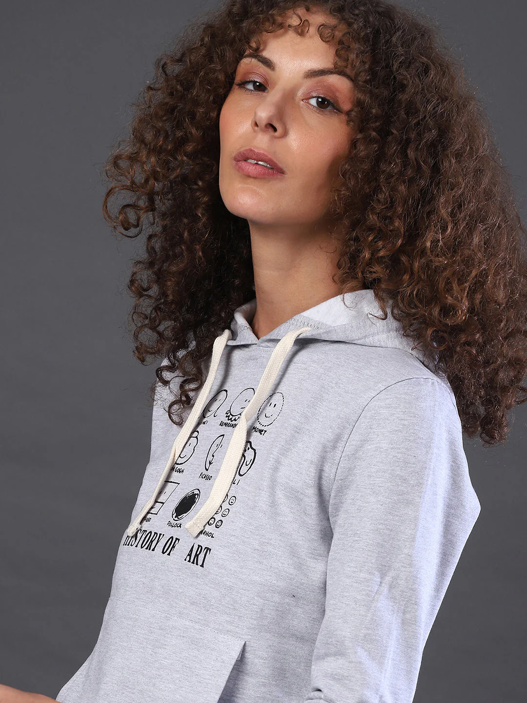 Front Pocket Printed Hoodie - Image 6