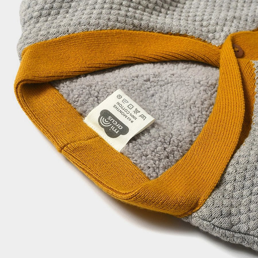 Frosty'Z Popcorn Knitted Baby Cardigan Sweater - Image 4