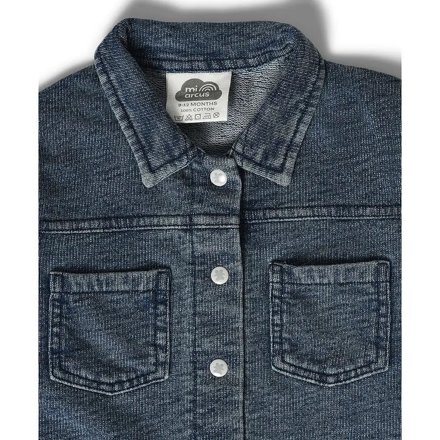 Frosty'Z Unisex Knitted Denim Corduroy Baby Jacket - Image 4