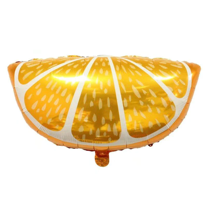 Fruit Themed Foil Balloon Set (Orange) (Pack of 5) - Image 2