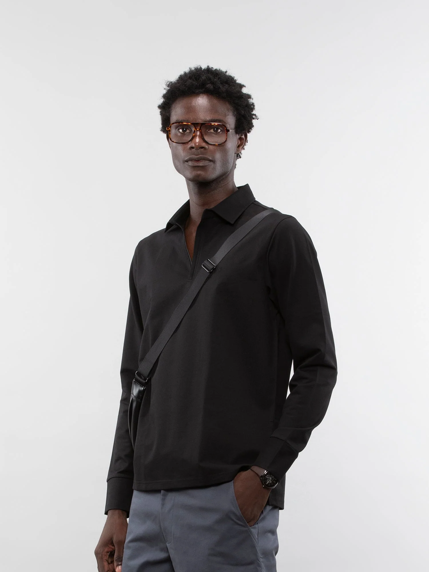 Full-sleeve performance polo - Image 3