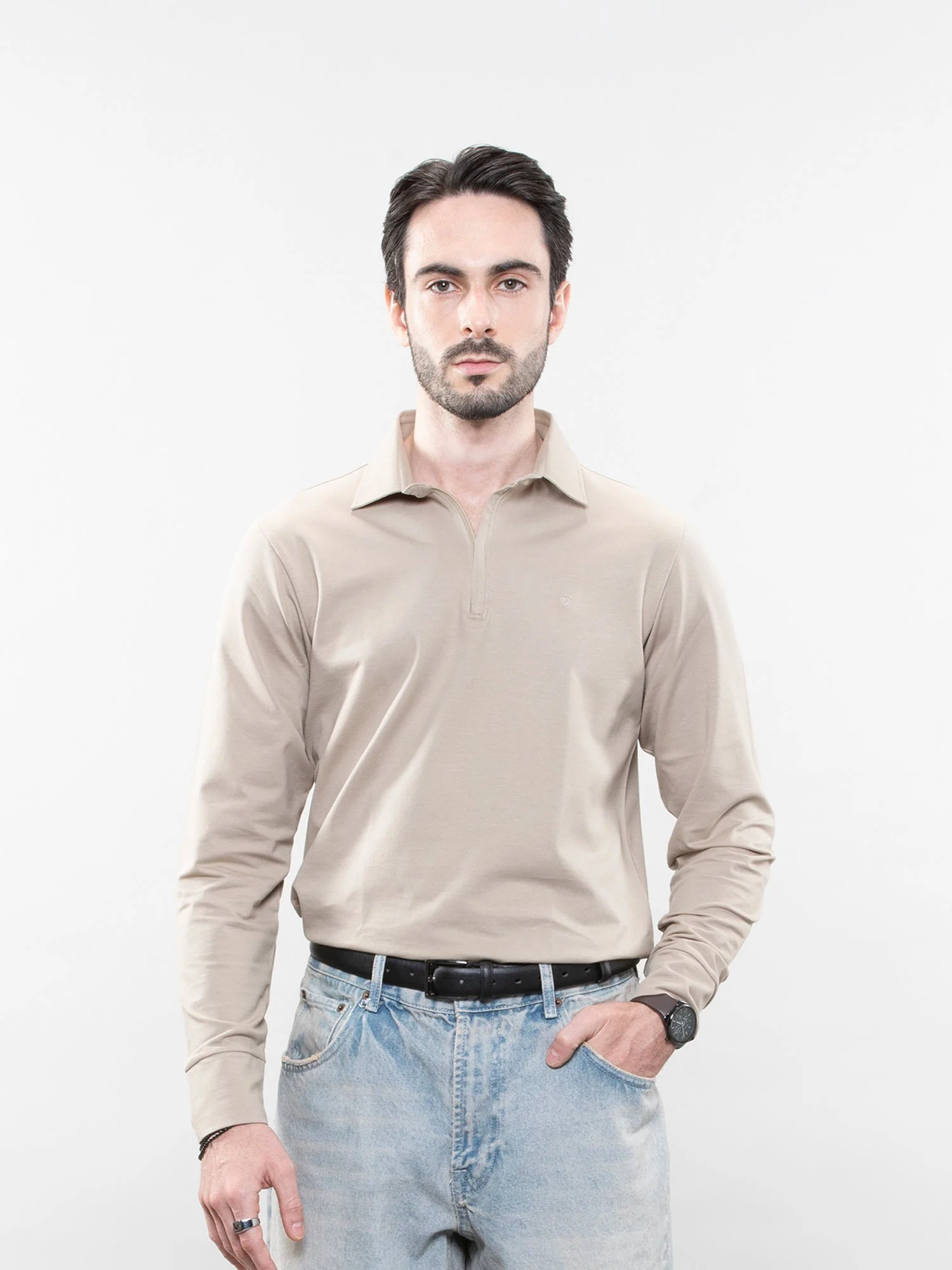 Full-sleeve performance polo - Image 6