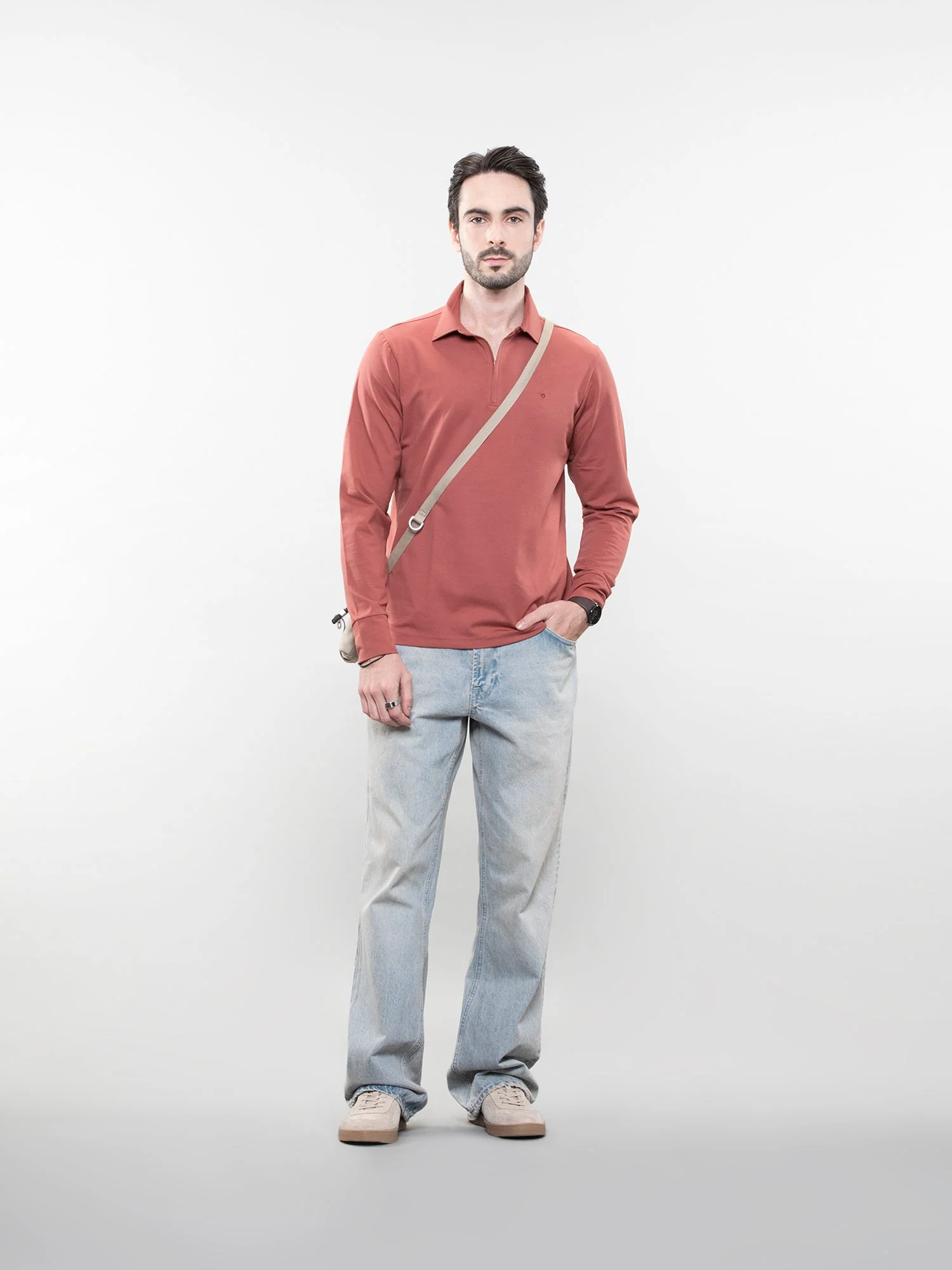 Full-sleeve performance polo - Image 15