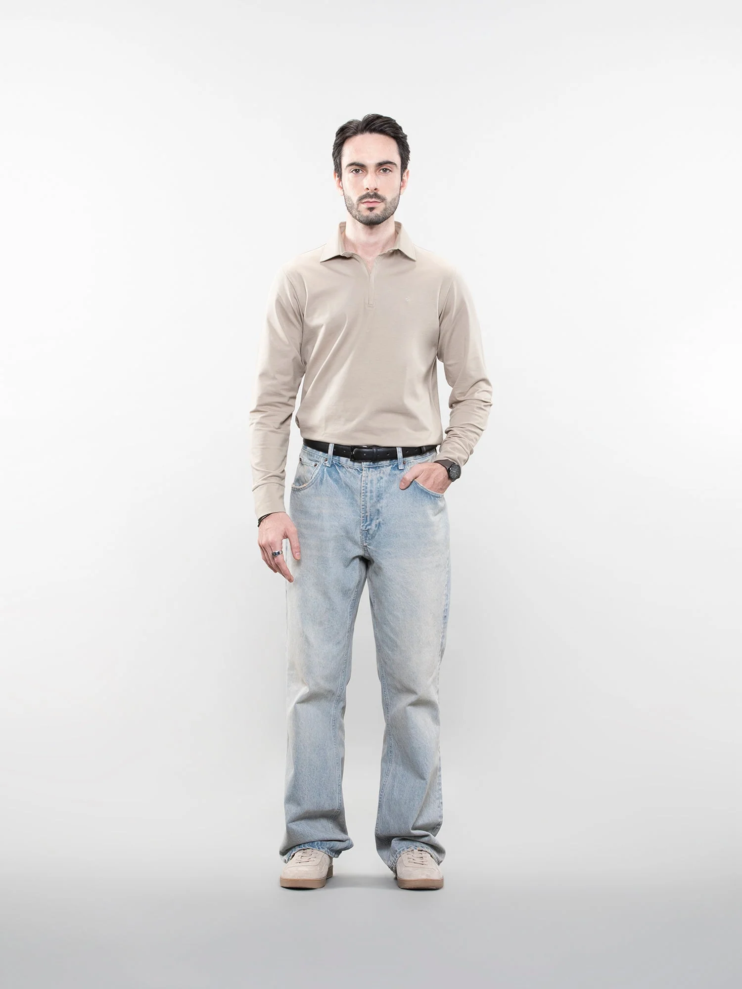 Full-sleeve performance polo - Image 31