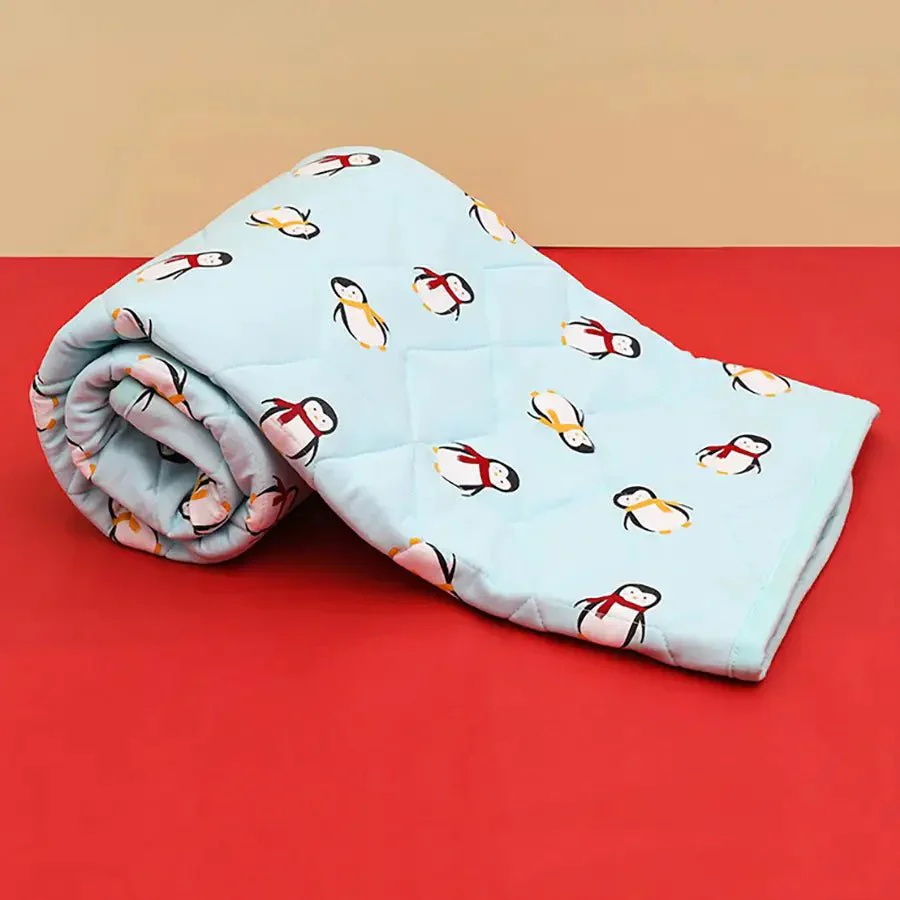 Fun Days Reversible Quilt Newborn Swaddle Blankets - Image 3