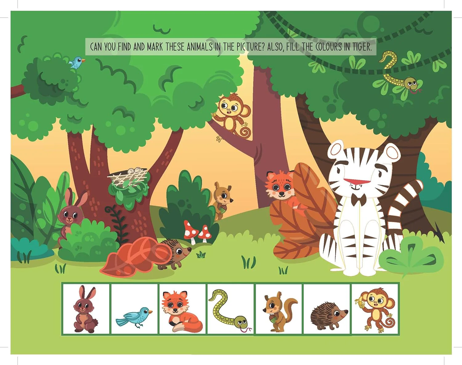 Fun with Animals Activity & Colouring - Image 8