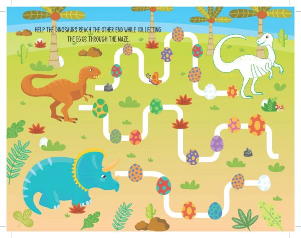 Fun with Dinosaur Activity & Colouring - Image 6