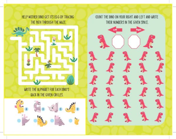 Fun with Dinosaur Activity & Colouring - Image 8