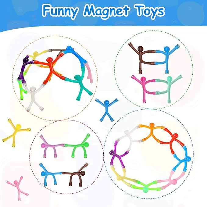 Funny Magnetic Man Toy Set for Refrigerator, Office, Whiteboard Decoration - Image 8