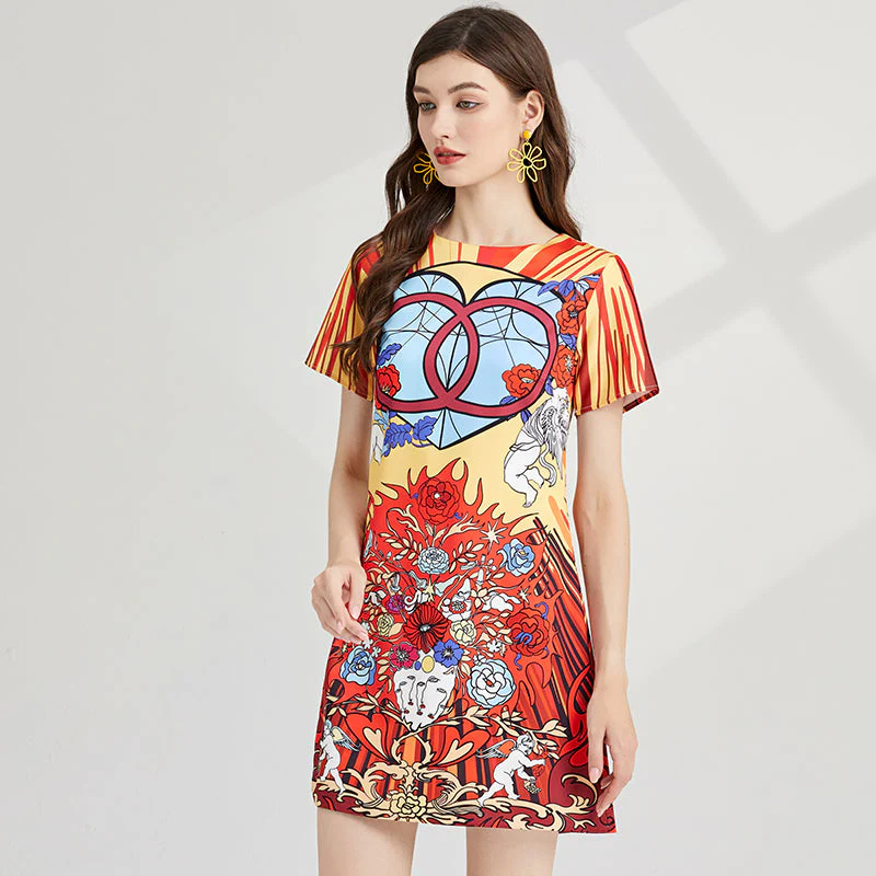Fury Printed Shift Dress - Image 3