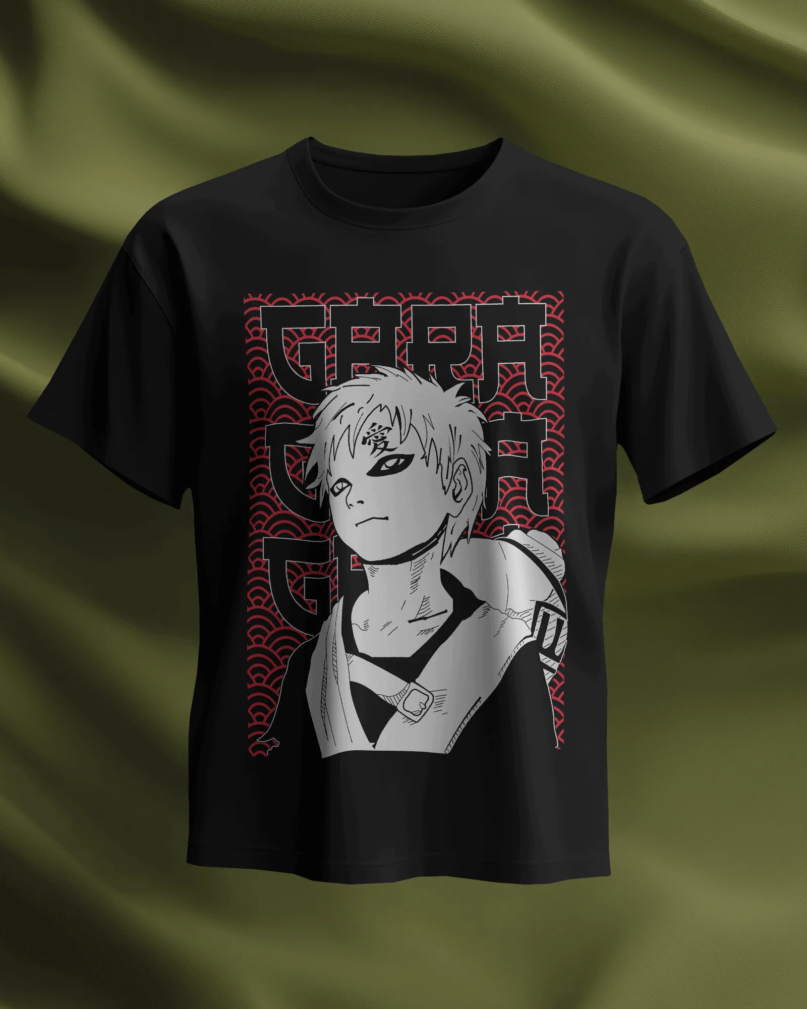 Gaara “Sand Shinobi” Graphic T-Shirt - Image 2