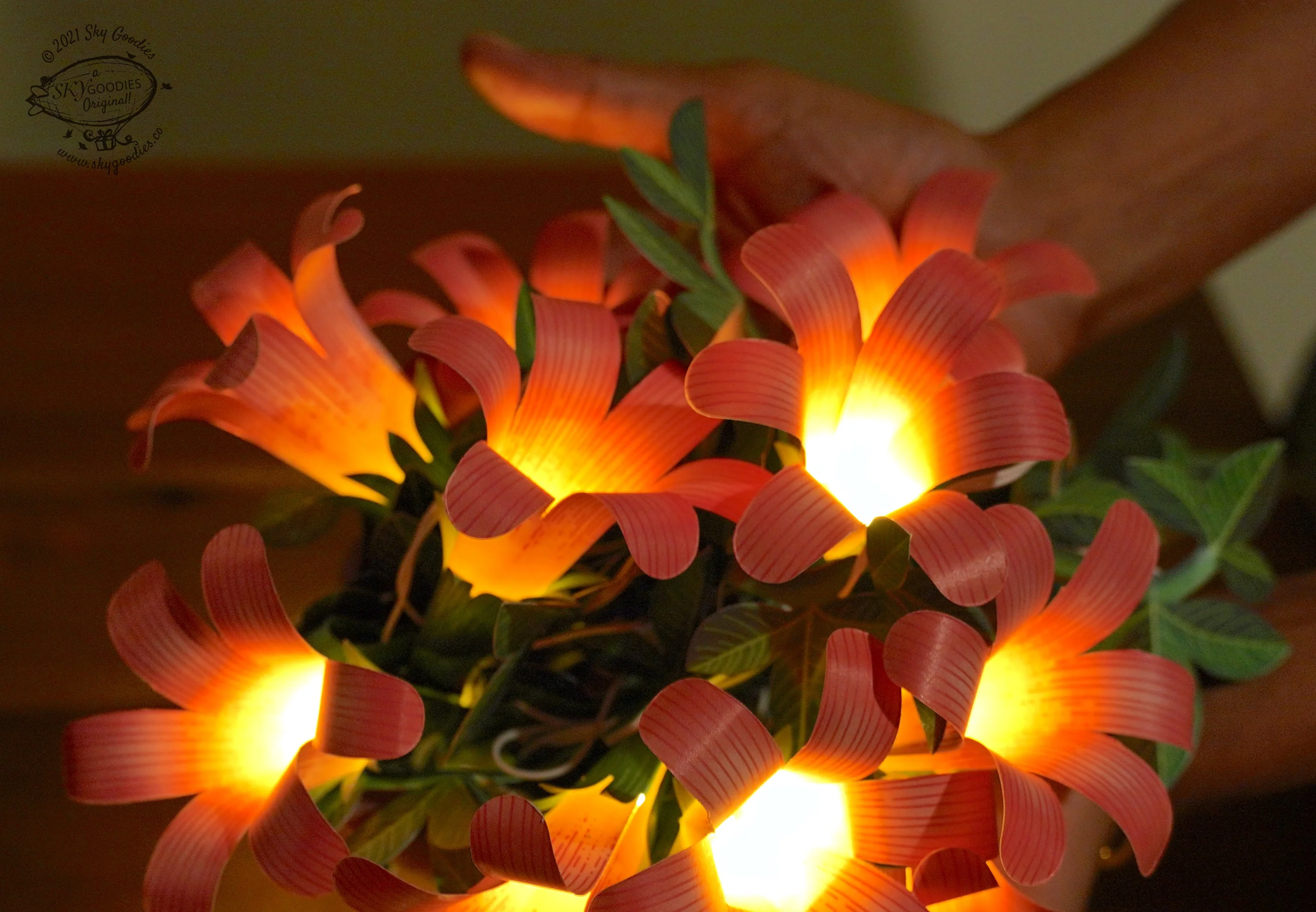 Ganpati Decor Combo Saver 1 - DIY Ganpati + 2 Flower Fairy Lights - Image 9