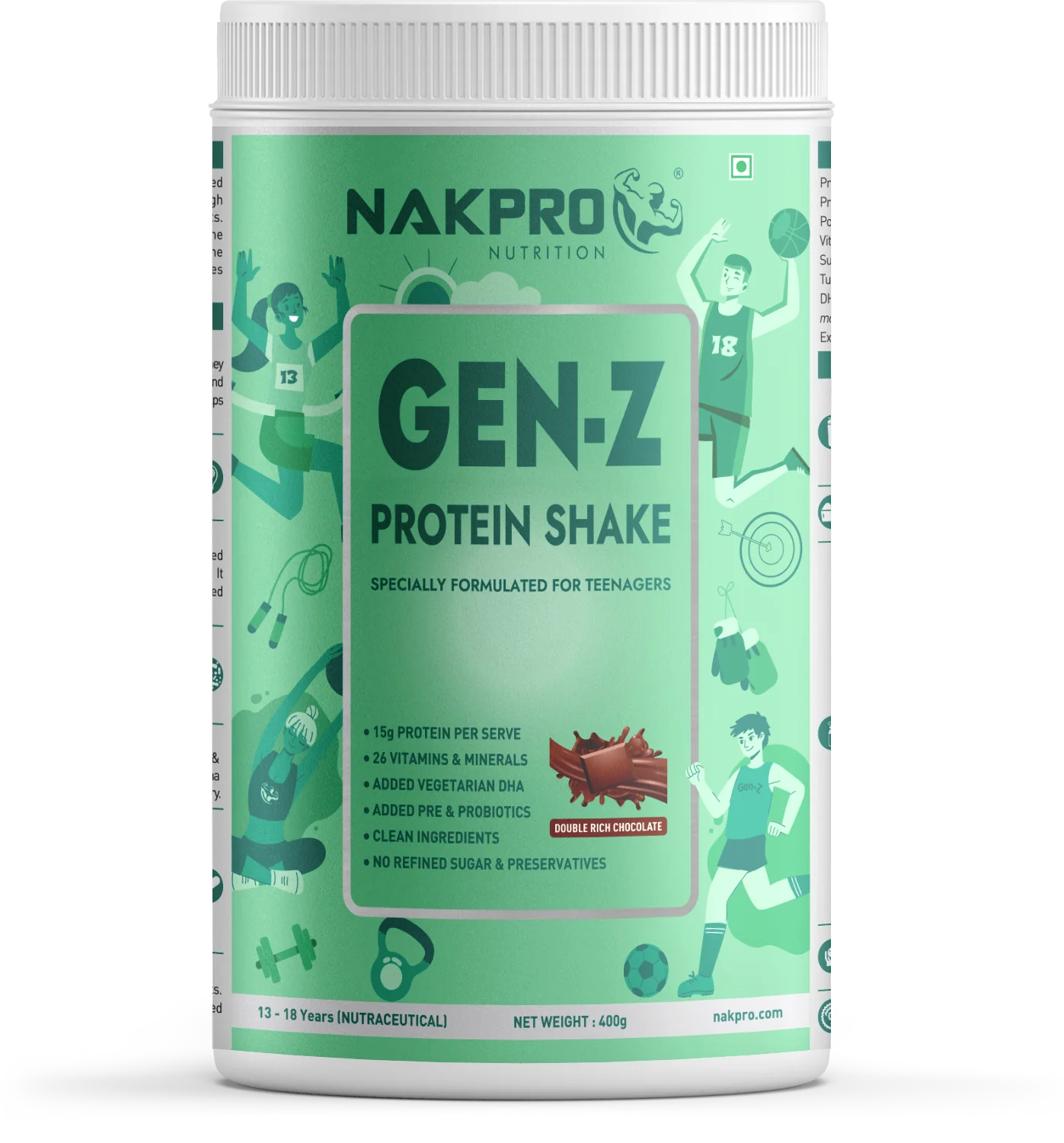 Gen-Z Protein Powder Teenagers