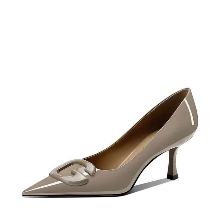 Genome Kitten Heel Pumps -SL - Image 6