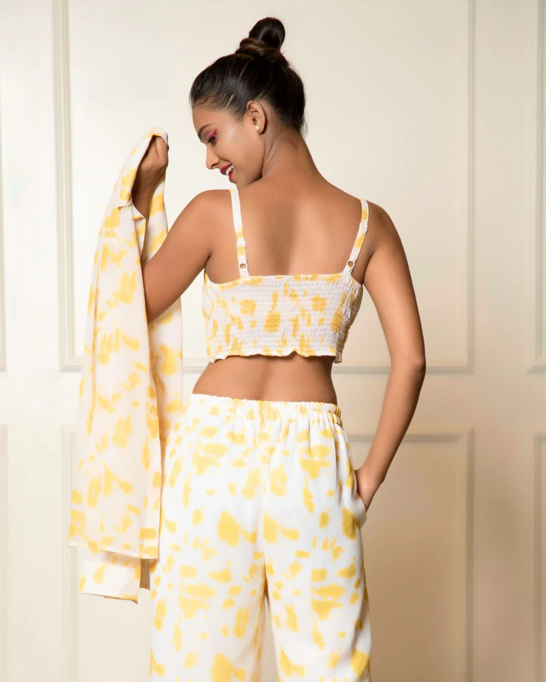 Georgette Printed 2 piece Shirt and Pant Coord Set - Image 8