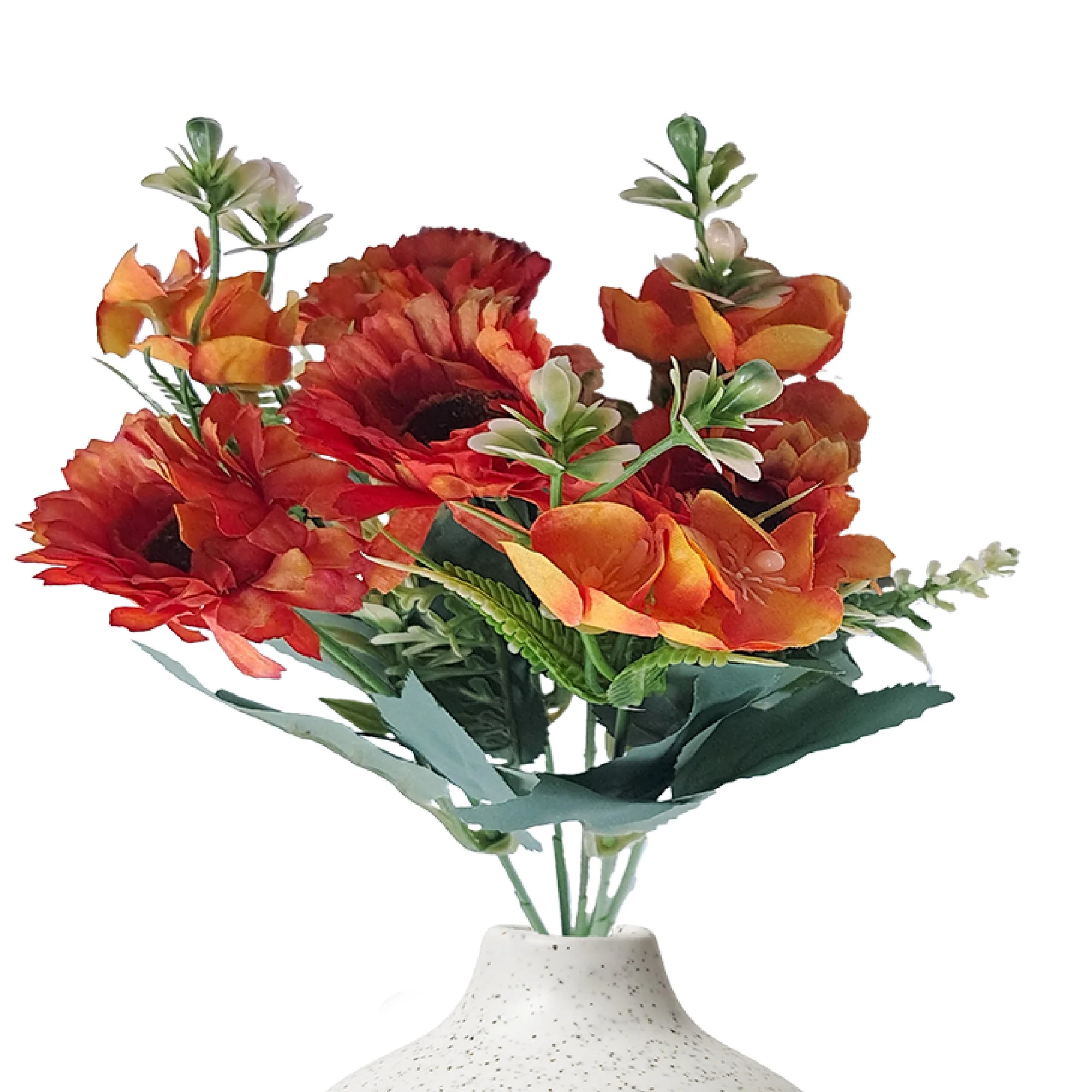 Gerberas And Fern Artificial Flowers - Image 5