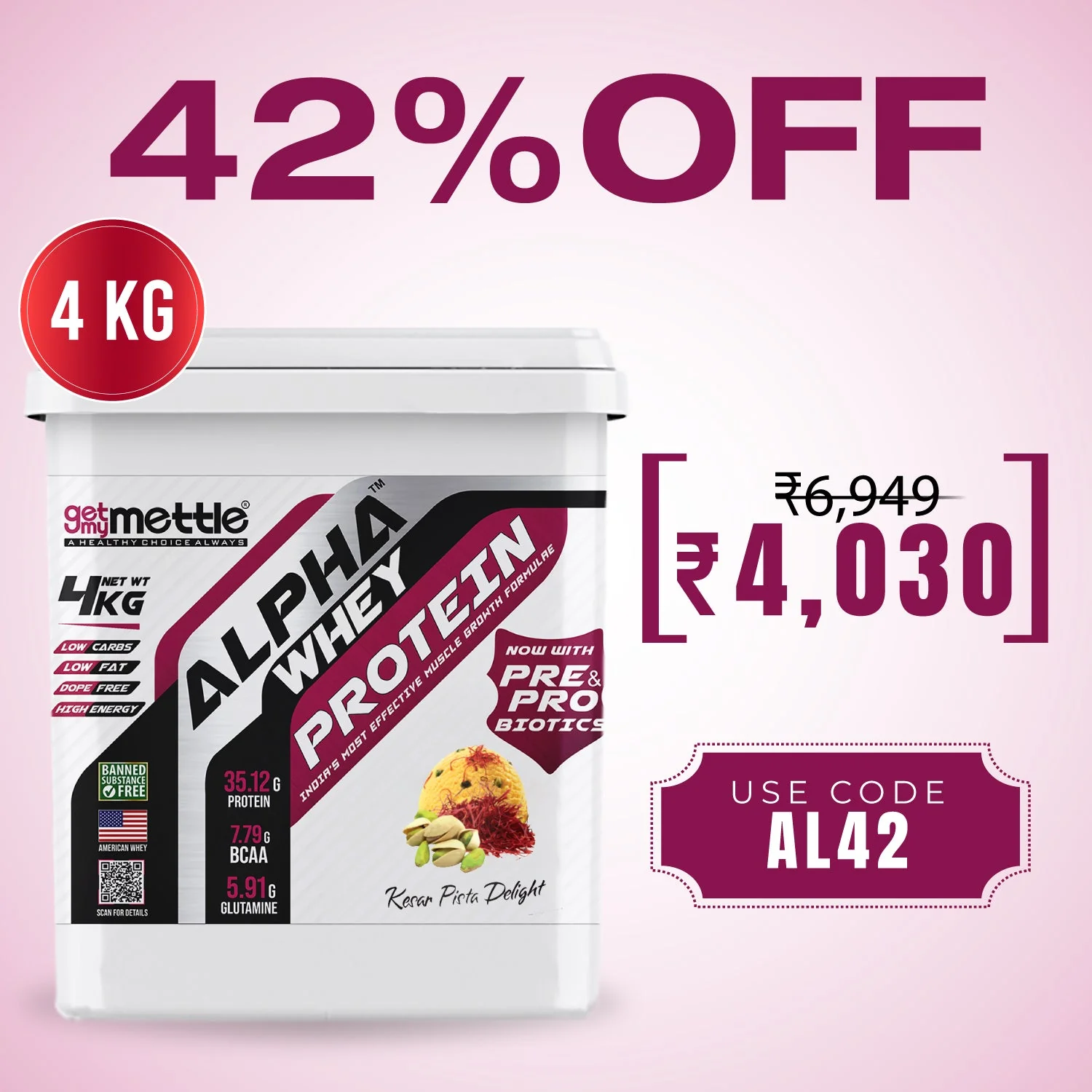 GetmyMettle Alpha Whey Protein - Image 58