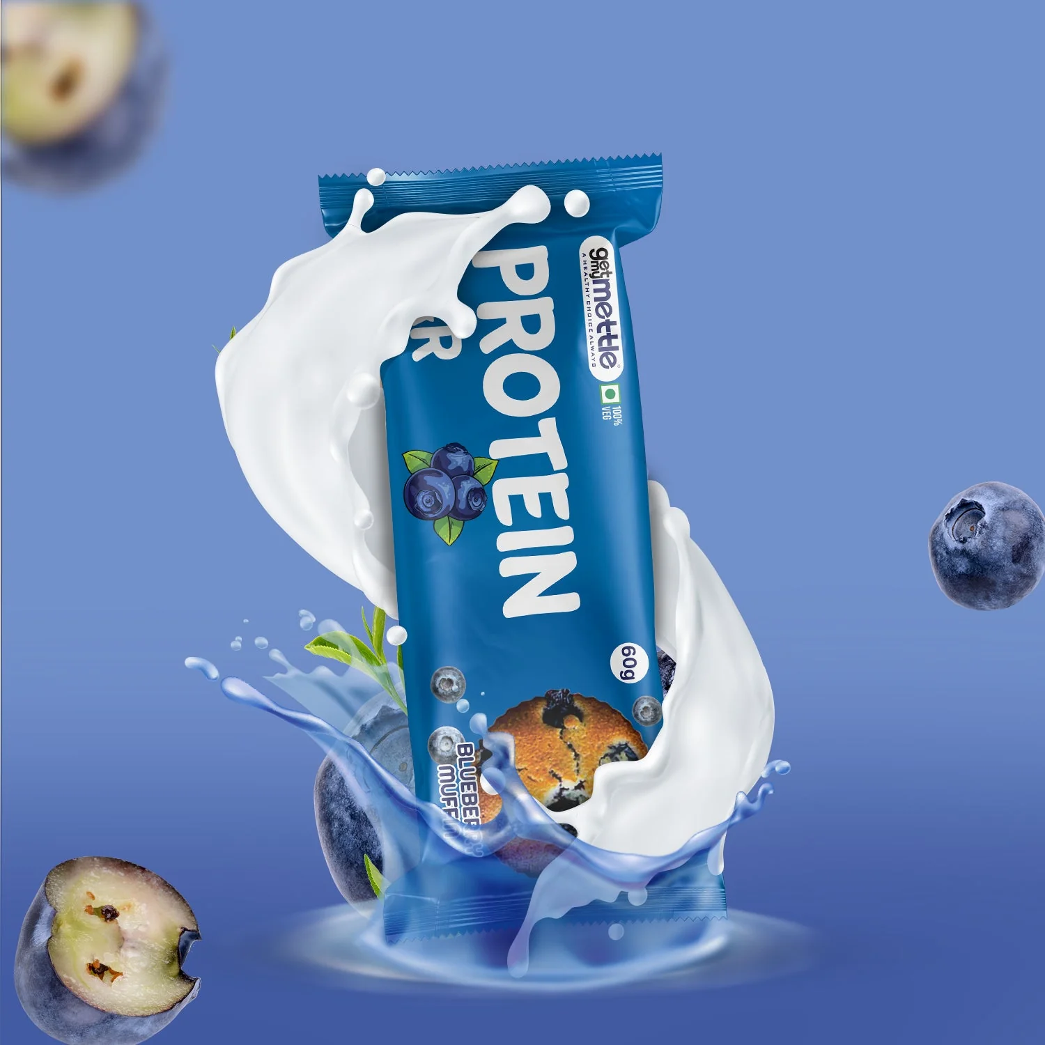GetmyMettle Blueberry Muffin Protein Bar Pack of 6 - Image 4