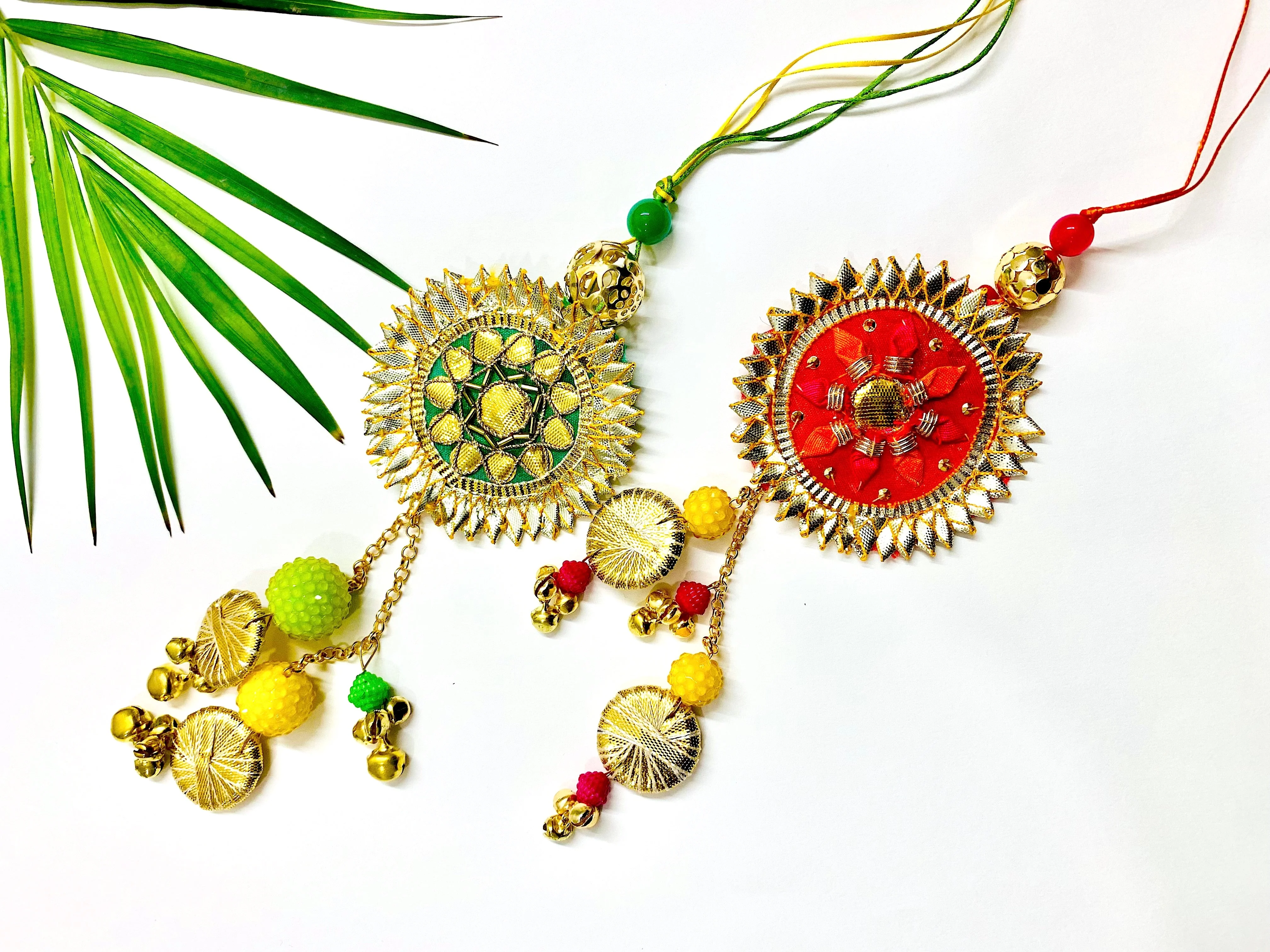 Ghotta Patti Style Lumba Rakhi - Image 3