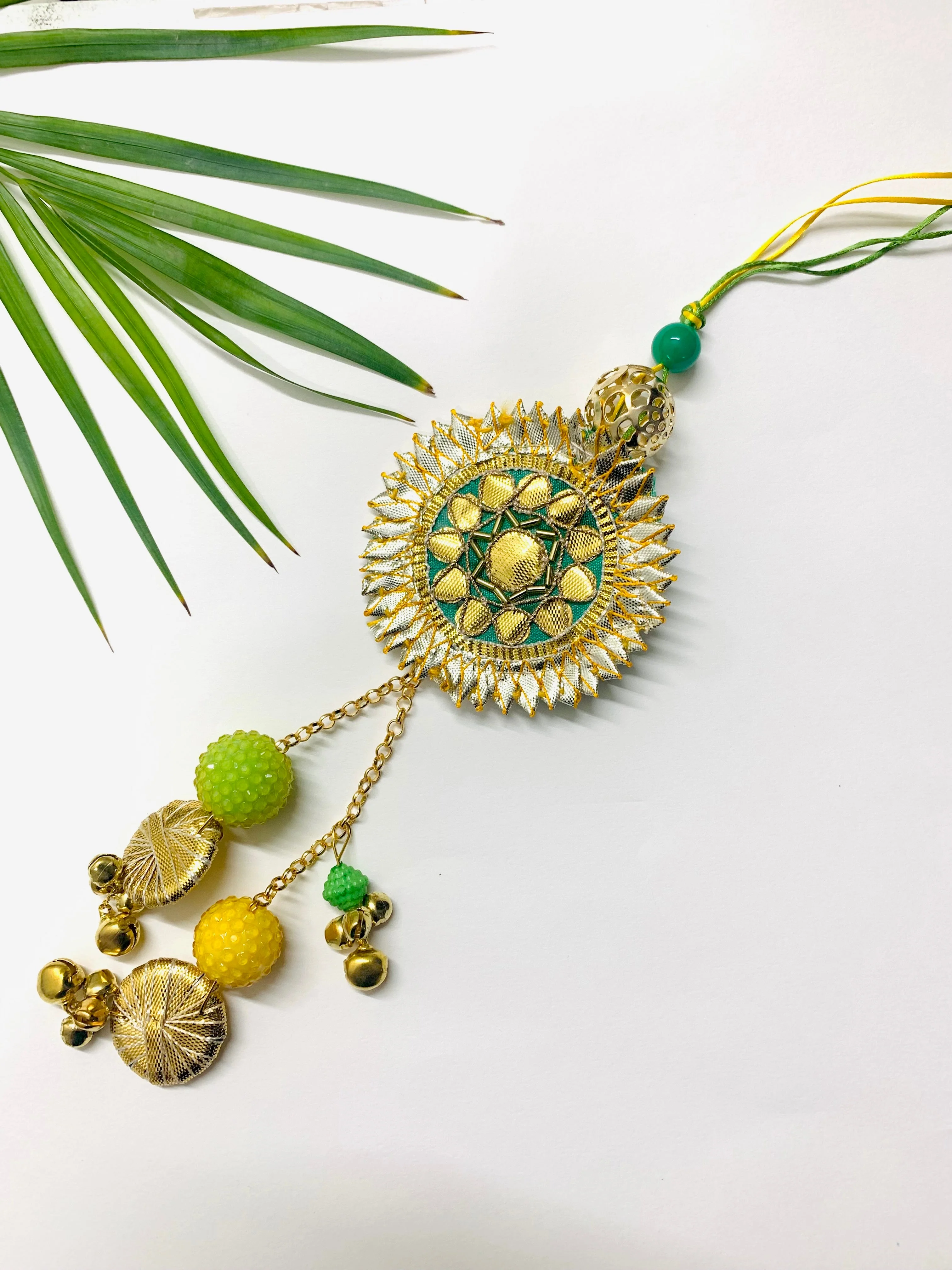 Ghotta Patti Style Lumba Rakhi - Image 4