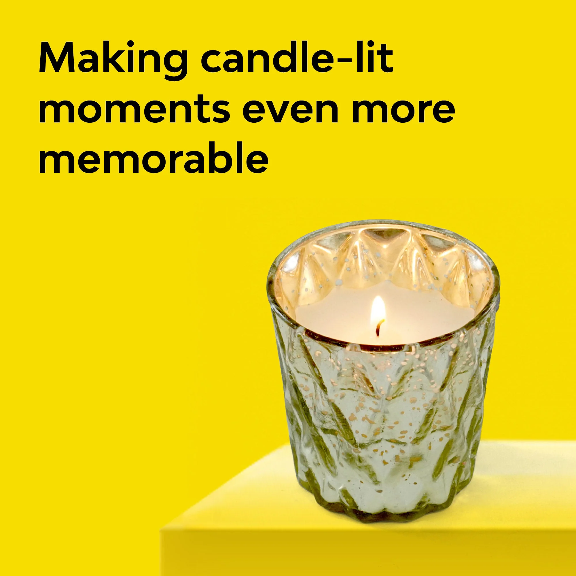 Gilded Diamond Glass Candle - Image 5