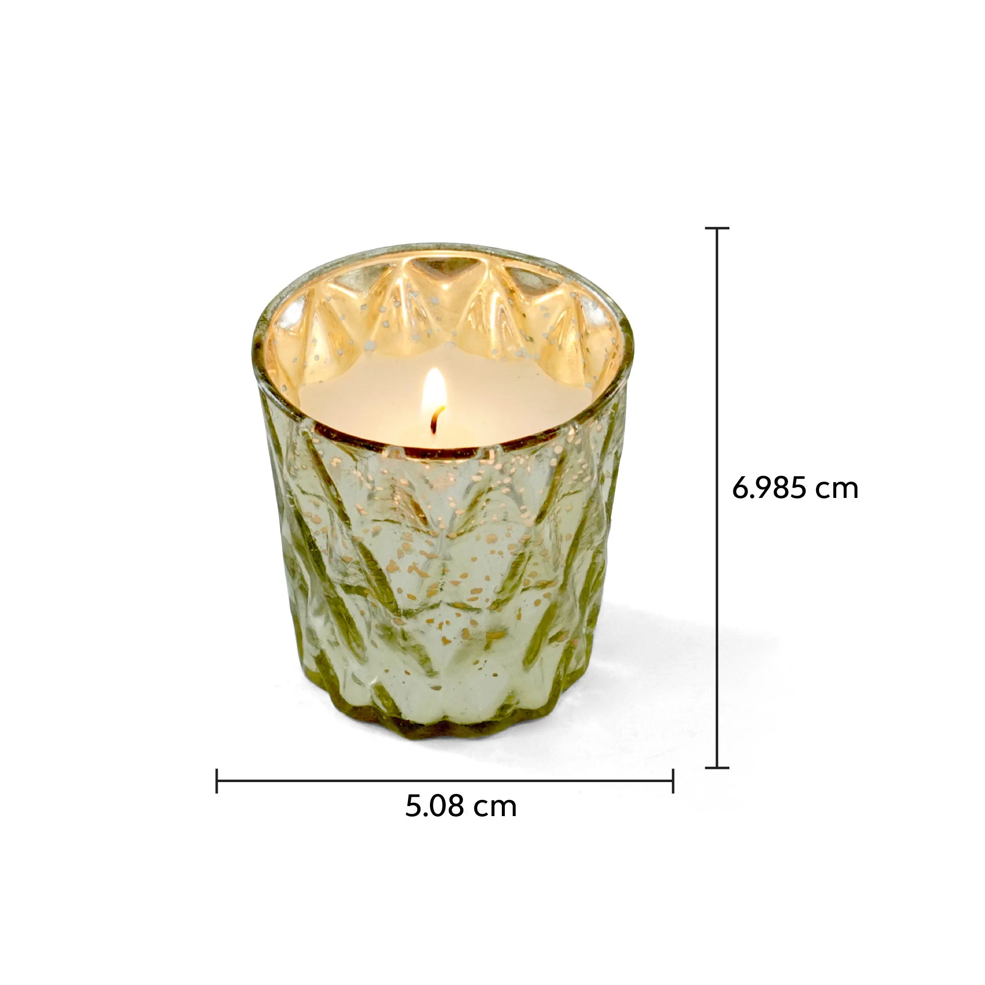 Gilded Diamond Glass Candle - Image 8