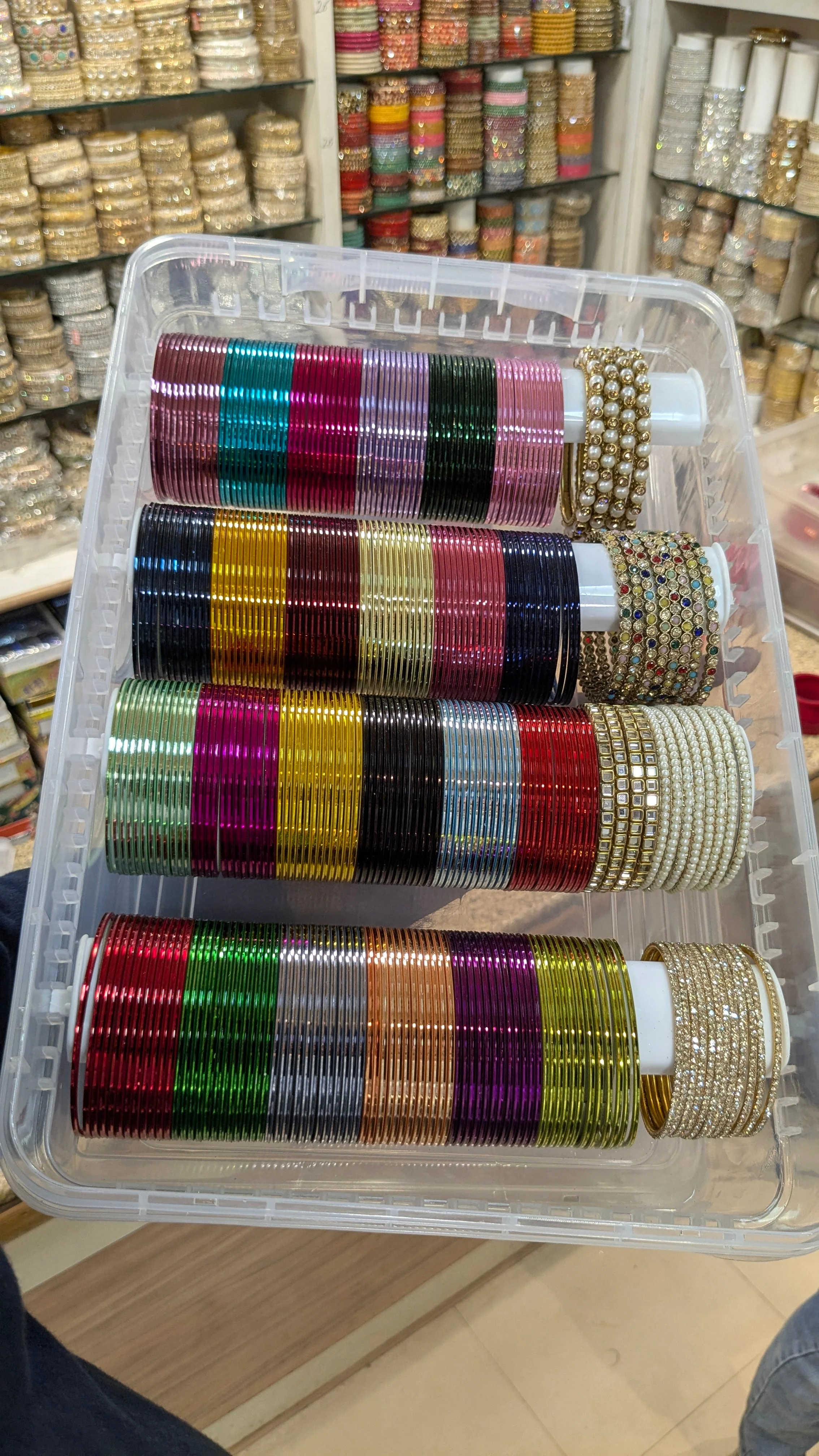 Glossy bangles with siders + organizer - Image 2