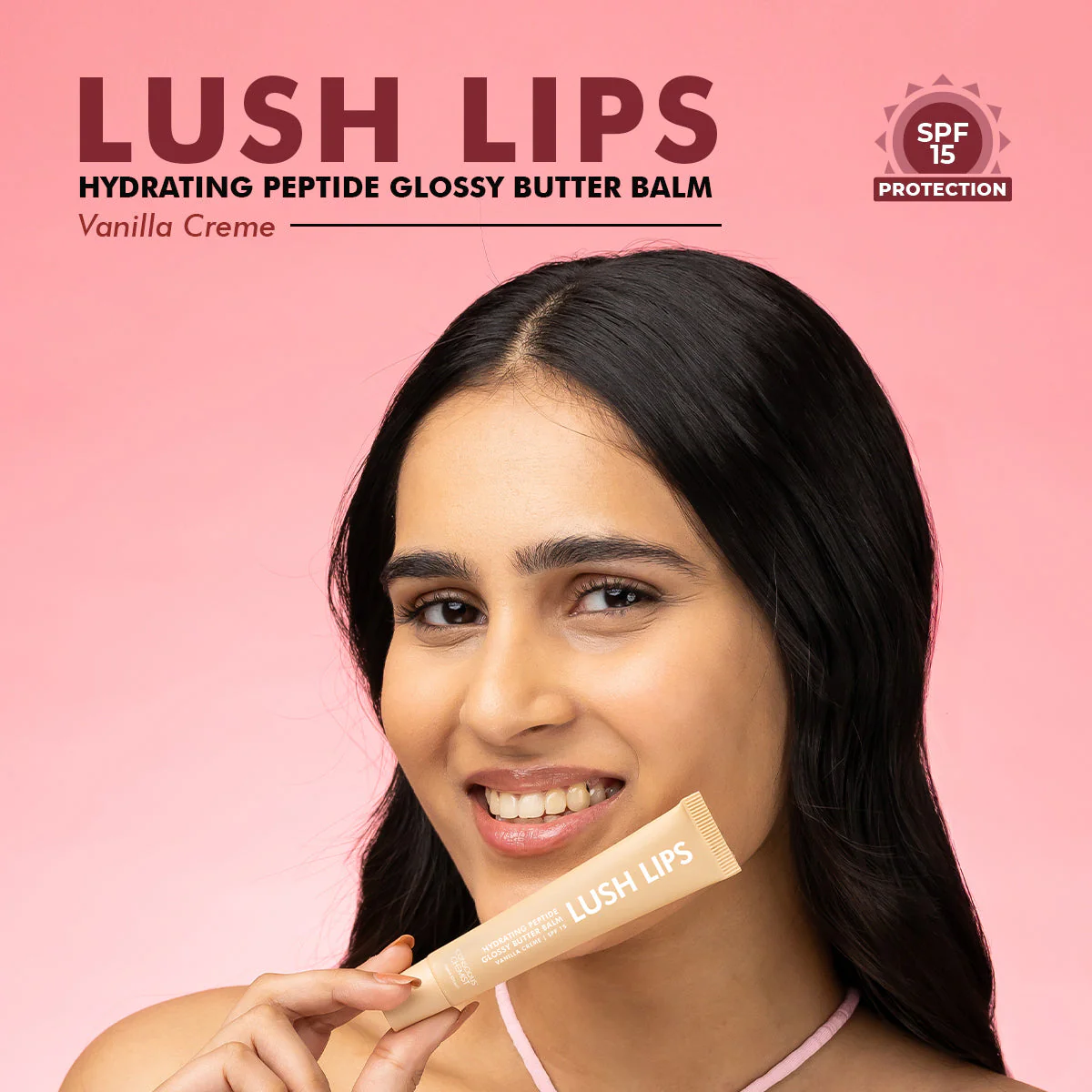Glossy Peptide Lip Balm | 12 Hrs Hydration | 15 gms | BS - Image 8