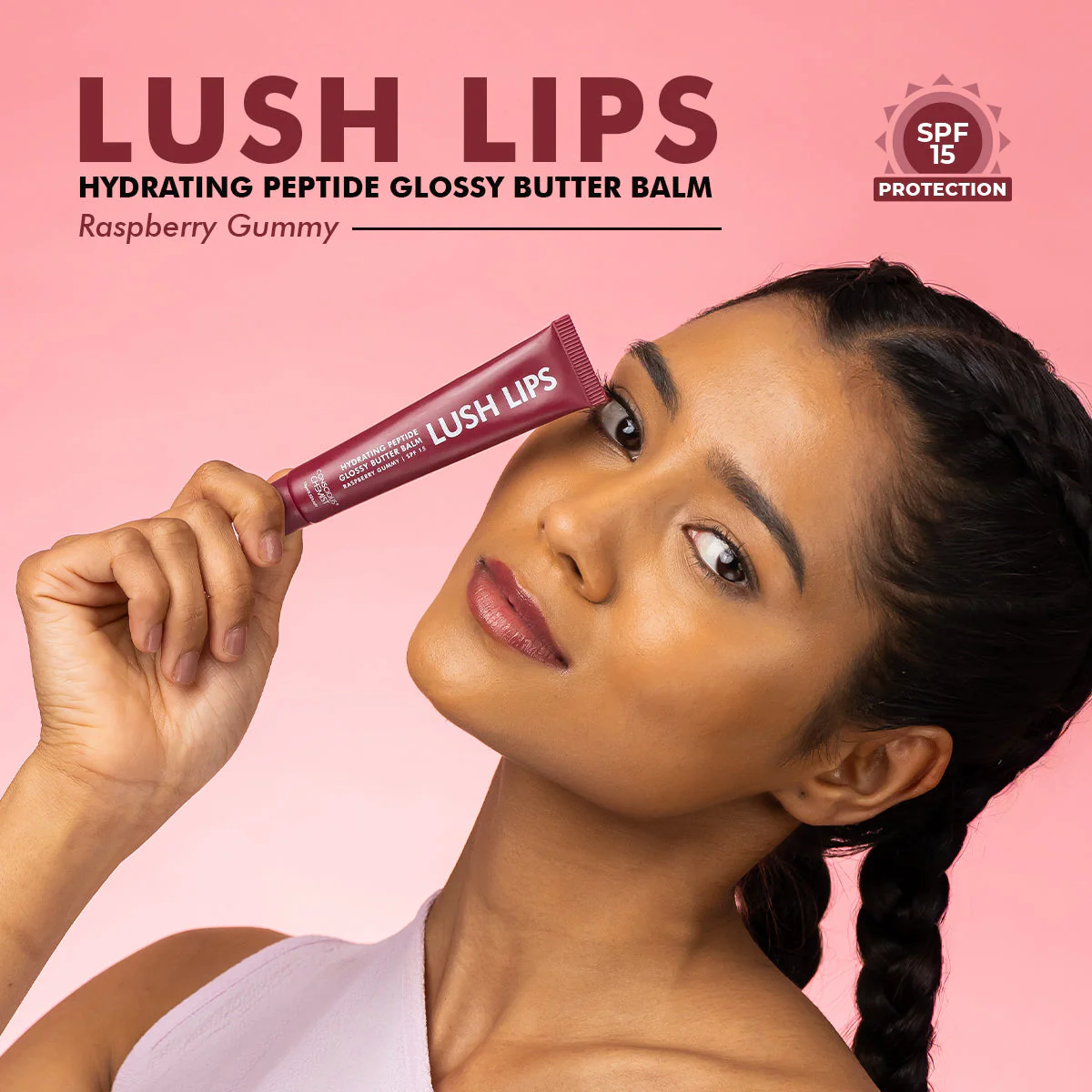 Glossy Peptide Lip Balm | 12 Hrs Hydration | 15 gms | BS - Image 8