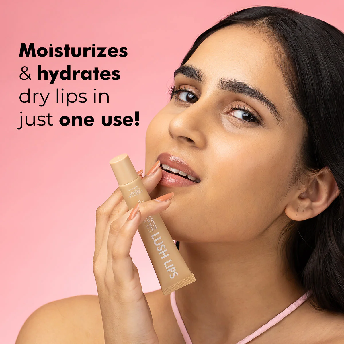 Glossy Peptide Lip Balm | 12 Hrs Hydration | 15 gms | CK - Image 3