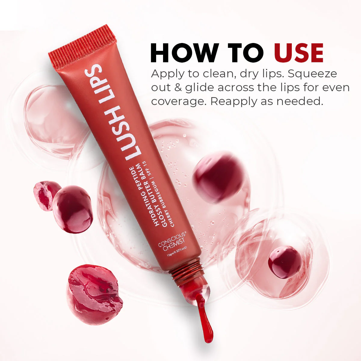 Glossy Peptide Lip Balm | 12 Hrs Hydration | Lush Lips - 15 gms | BS - Image 6