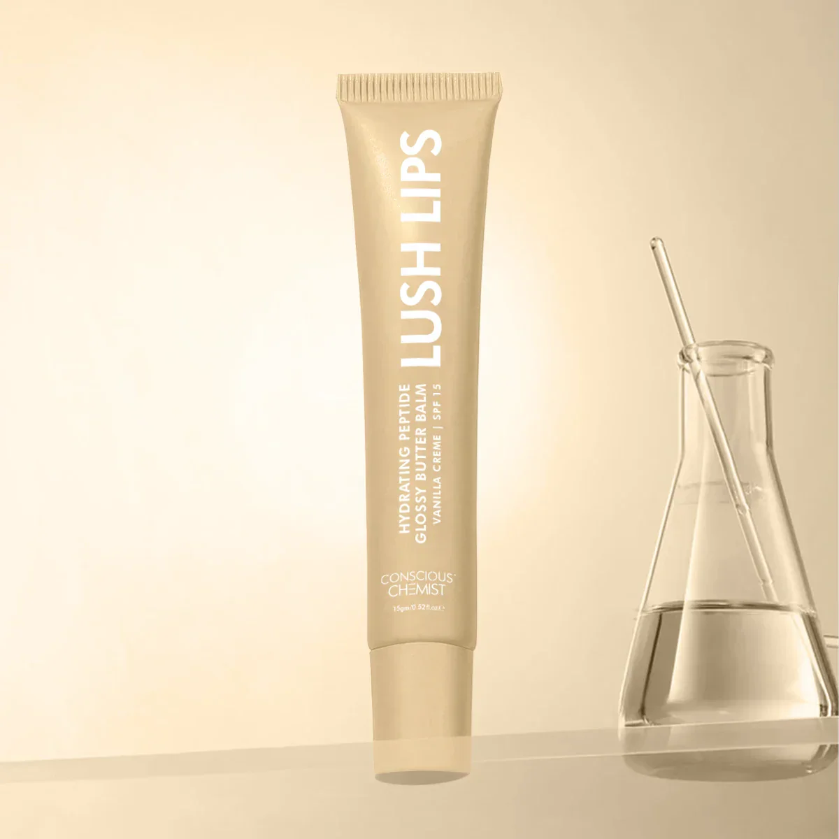 Glossy Peptide Lip Balm | 12 Hrs Hydration | Lush Lips - 15 gms | Special Deal